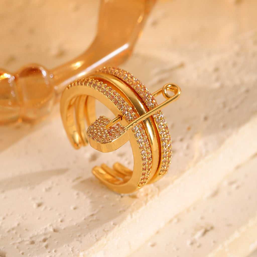 Detchable Pin Ring&Earrings