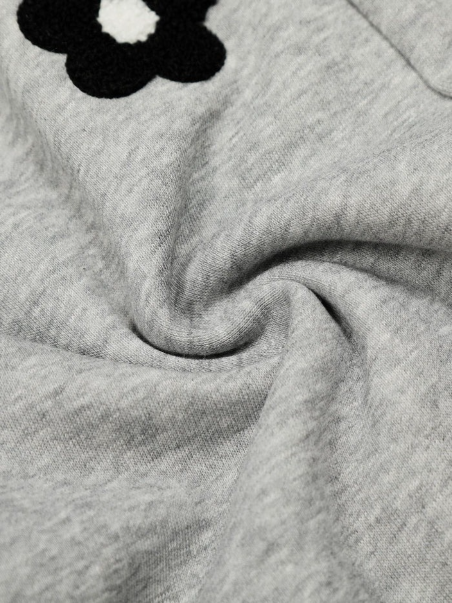 Embroidery Baggy Barrel Sweatpants