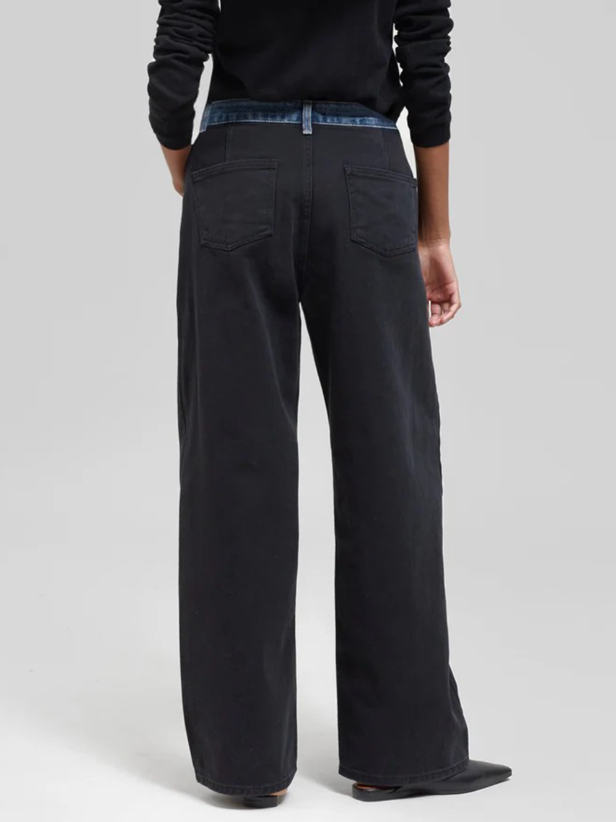 Hayla Contrast Denim Pants