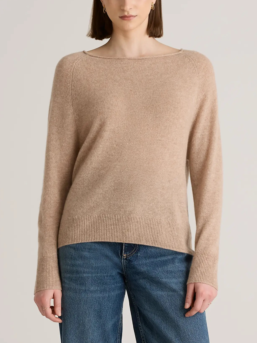 Cashmere Boatneck Sweater