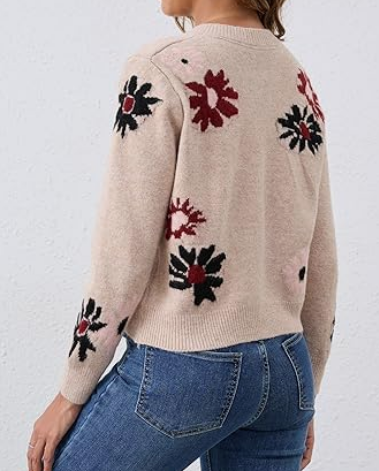Adorable Floral Cardigan