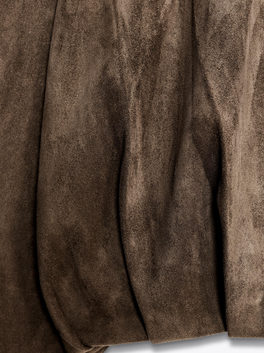 Suede Effect Bomber Jacket