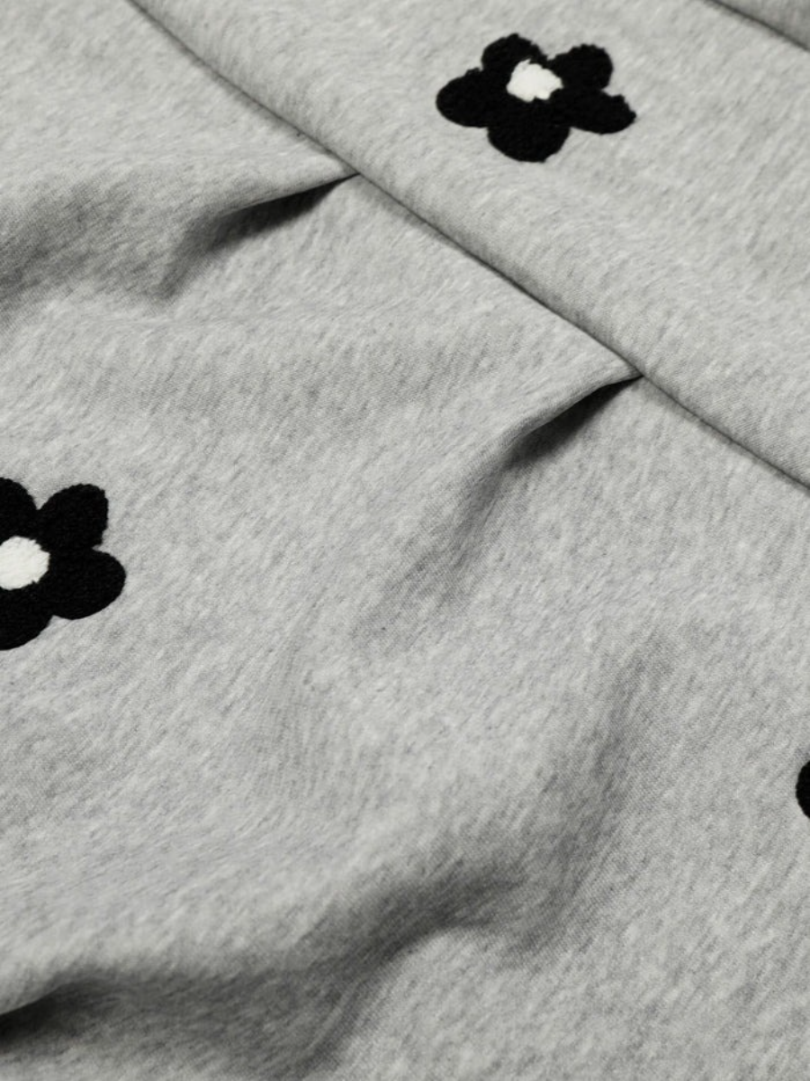 Embroidery Baggy Barrel Sweatpants